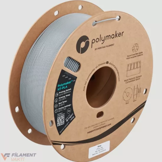 Polymaker HT-PLA Filament - Gri Polymaker HT-PLA Filament - Gri