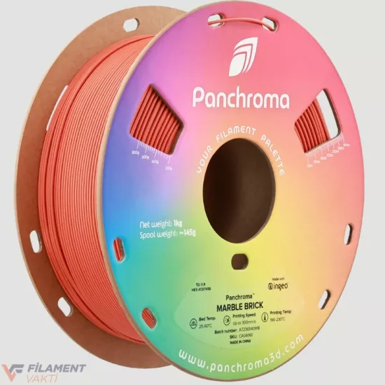 Panchroma Marble PLA Filament - Kiremit Panchroma Marble PLA Filament - Kiremit