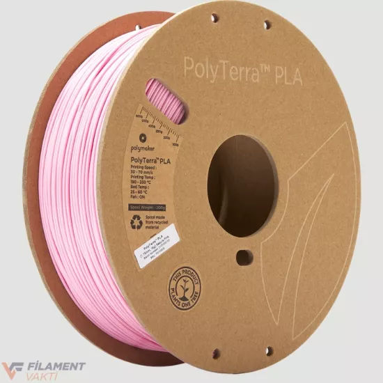 Polymaker PolyTerra PLA Filament - Sakura Pembe Polymaker PolyTerra PLA Filament - Sakura Pembe