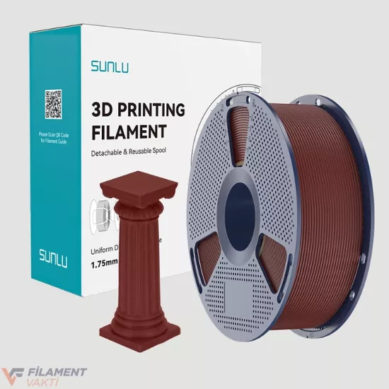 Sunlu Yüksek Hızlı PLA Marble Filament - Tuğla Kırmızısı Sunlu Yüksek Hızlı PLA Marble Filament - Tuğla Kırmızısı