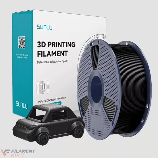 Sunlu PETG Filament - Siyah Sunlu PETG Filament - Siyah