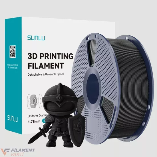Sunlu PLA Filament - Siyah Sunlu PLA Filament - Siyah